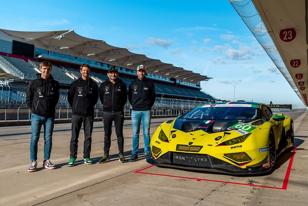 Grosjean and Cairoli in for Iron Lynx GTD Lamborghini at Daytona